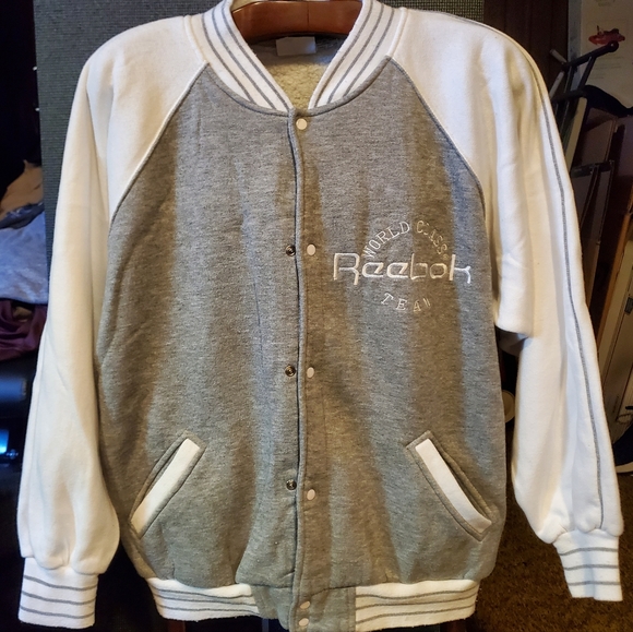 🔥Vintage Reebok ''World Classic" Varsity 'Letterman Jacket' 90's - Picture 2 of 3
